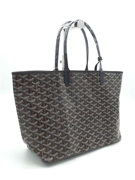 black goyard st louis pm tote|saint louis pm bag.